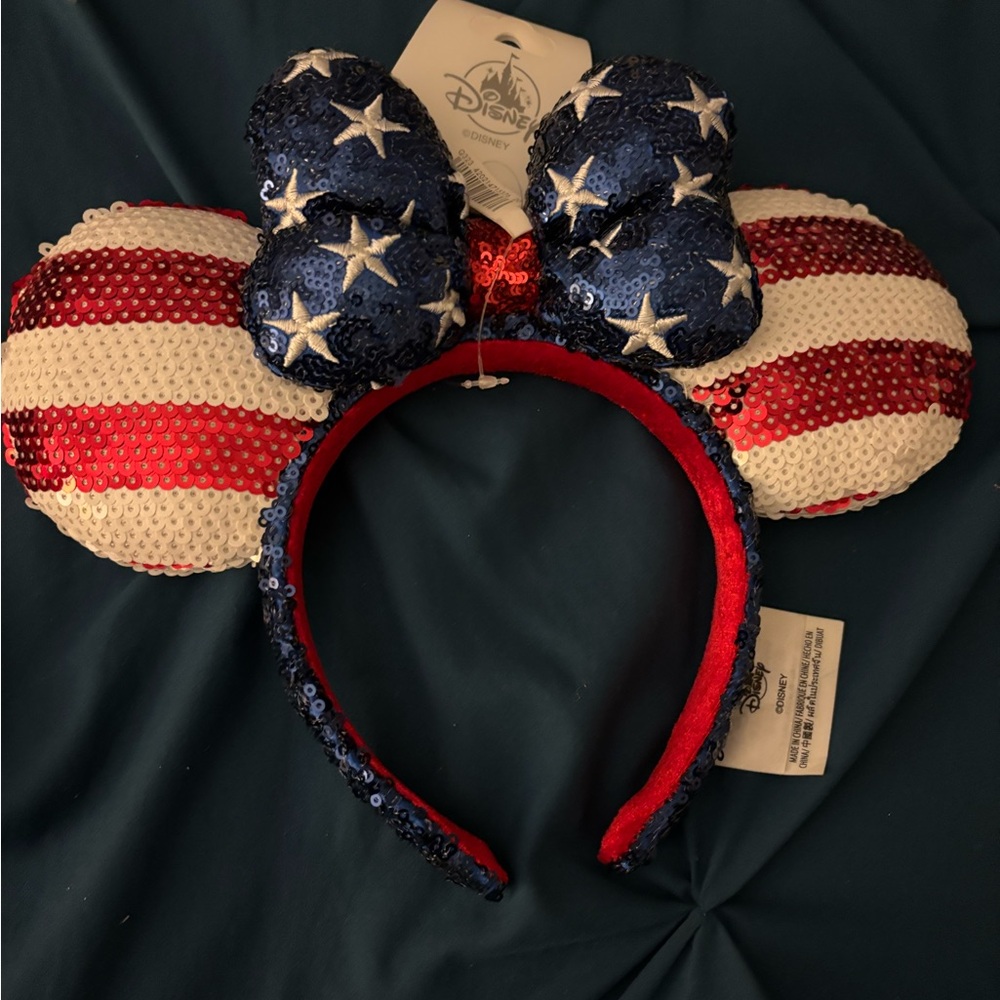 Disney Red, White, and Blue Sequin Ears